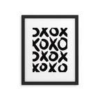 XOXO Framed Art Print Gallery Image 5