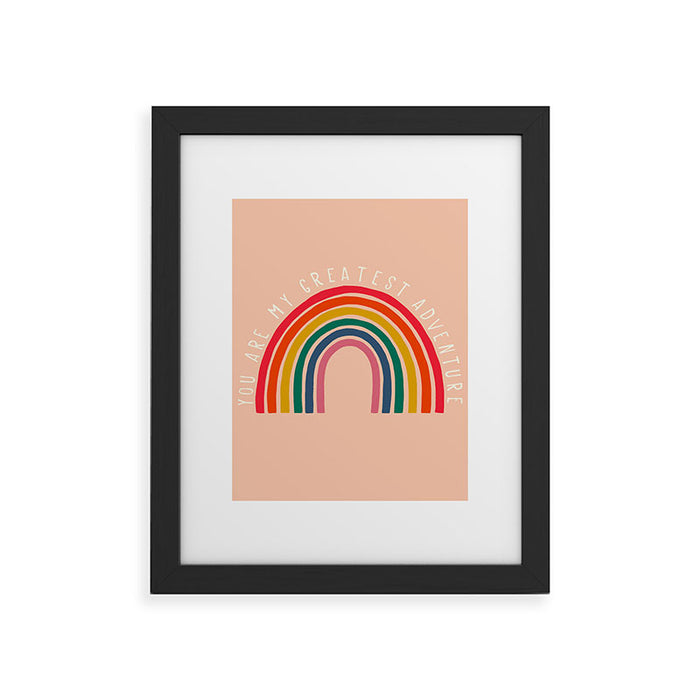 You are my greatest adventure Framed Art Print Gallery Image 1