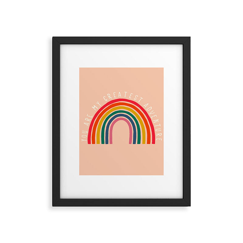 You are my greatest adventure Framed Art Print