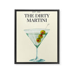 Dirty-Martini Framed Canvas Print Gallery Image 6