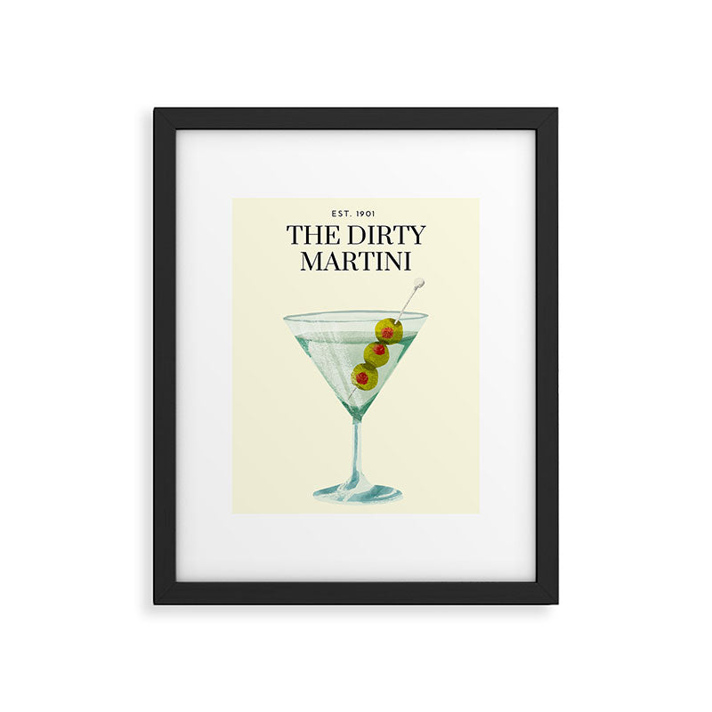 Dirty-Martini Framed Art Print Gallery Image 5