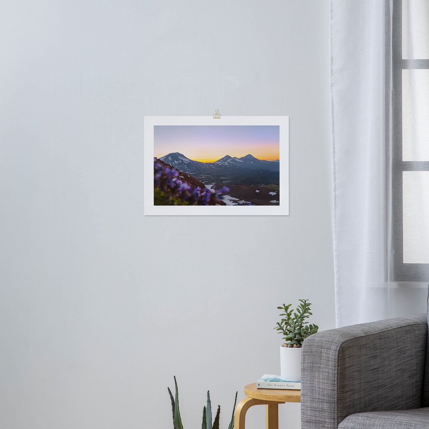 3 Sisters Sunset Art Print Gallery Image 3