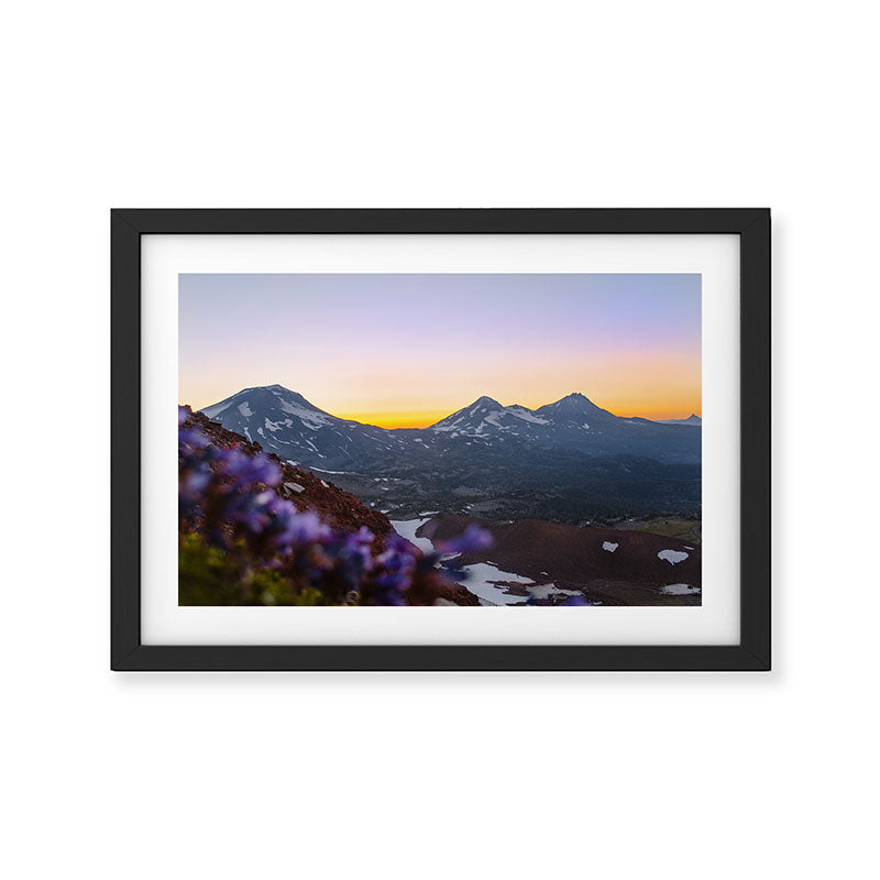 3 Sisters Sunset Framed Art Print Gallery Image 3