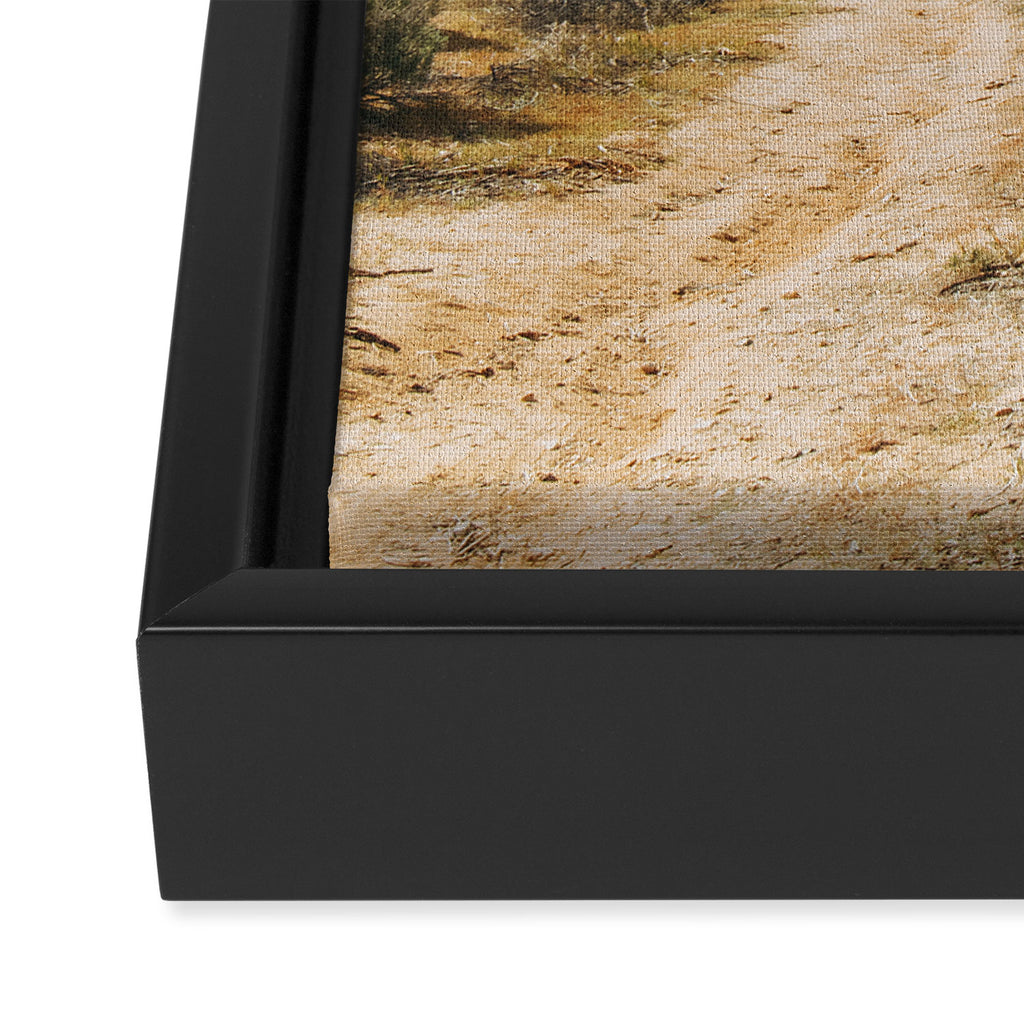 Road Less Traveled Framed Canvas Print Gallery Image 3