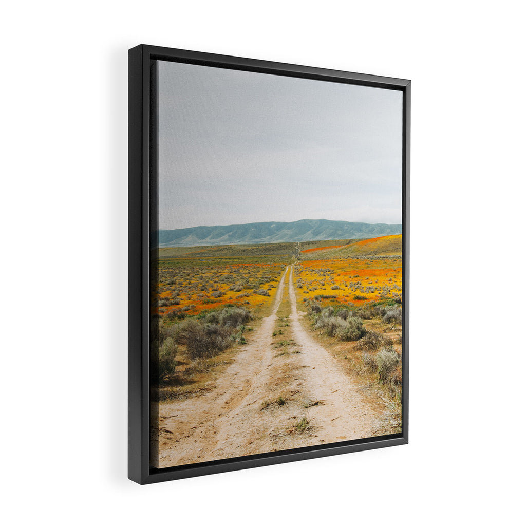 Road Less Traveled Framed Canvas Print Gallery Image 2