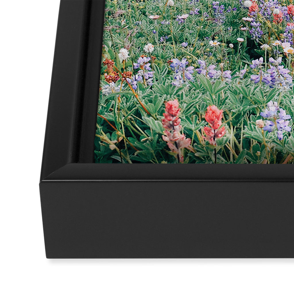 Wildflower Meadow Framed Canvas Print Gallery Image 3