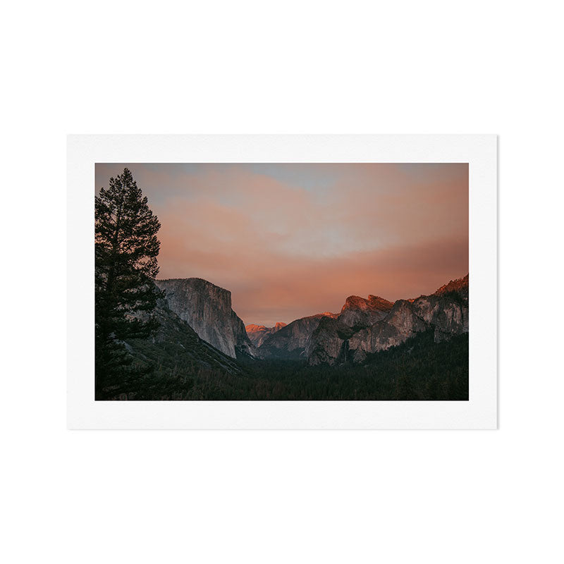 Yosemite National Park Sunset Art Print Gallery Image 1