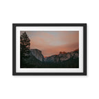 Yosemite National Park Sunset Framed Art Print Gallery Image 2