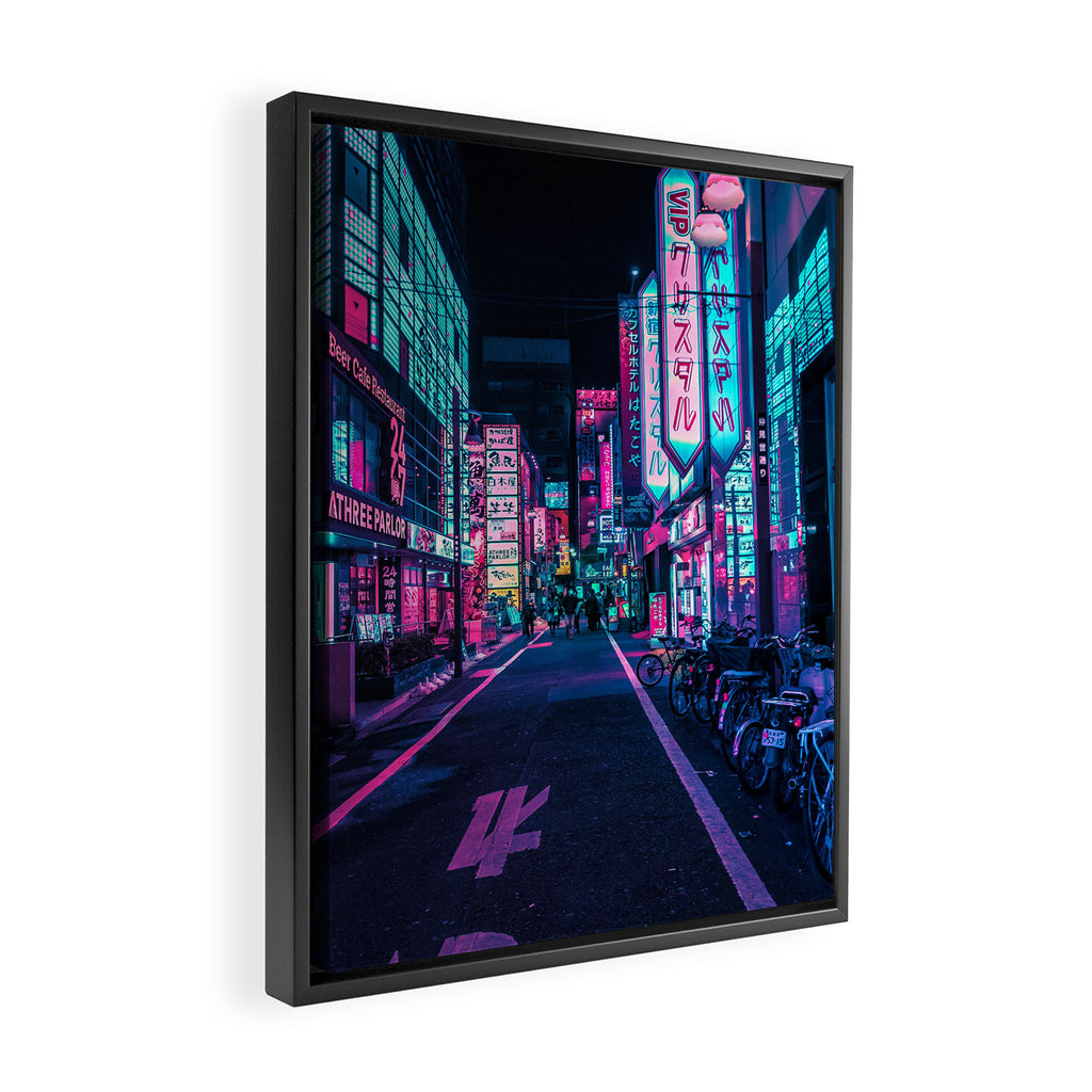 A Neon Wonderland called Tokyo Framed Canvas Print Gallery Image 2