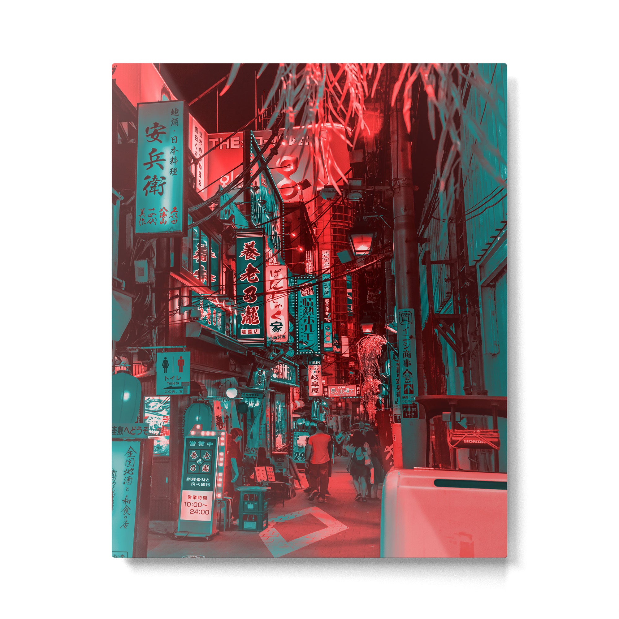 Anime Japan Street Metal Print Gallery Image 4