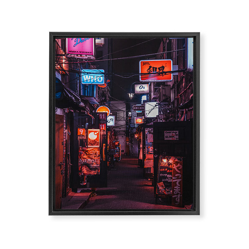 Golden Gai Tokyo Bar Crawl Framed Canvas Print Gallery Image 6