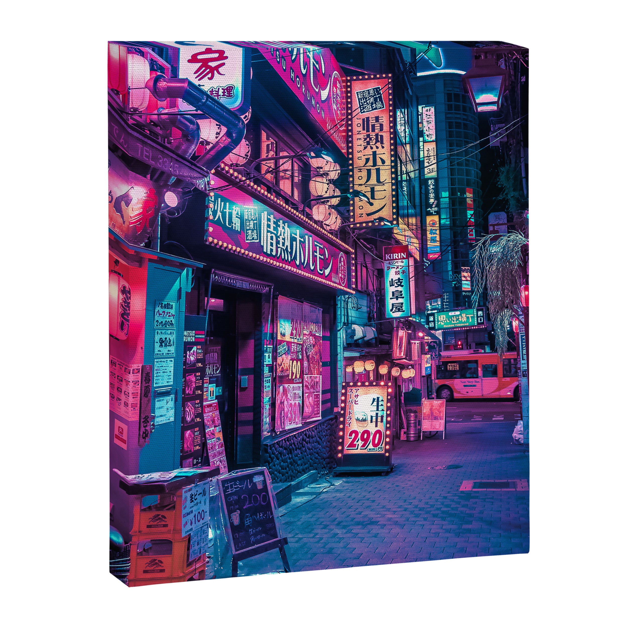Magic of Cyberpunk Japan Canvas Print Gallery Image 8