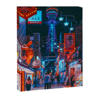 Osaka City Anime Scenes  Canvas Print Gallery Image 6