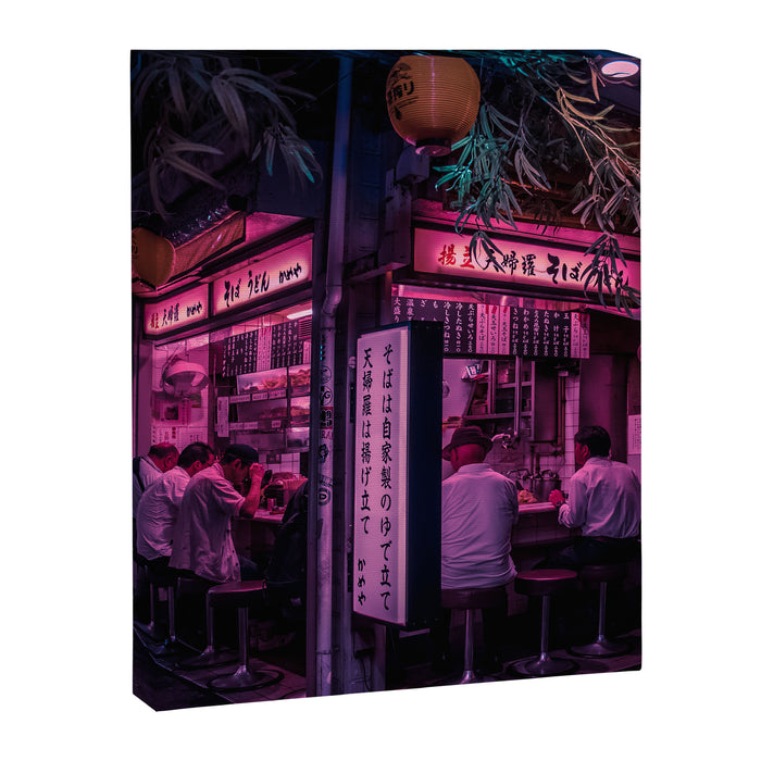 Ramen Corner in Tokyo Canvas Print Gallery Image 1