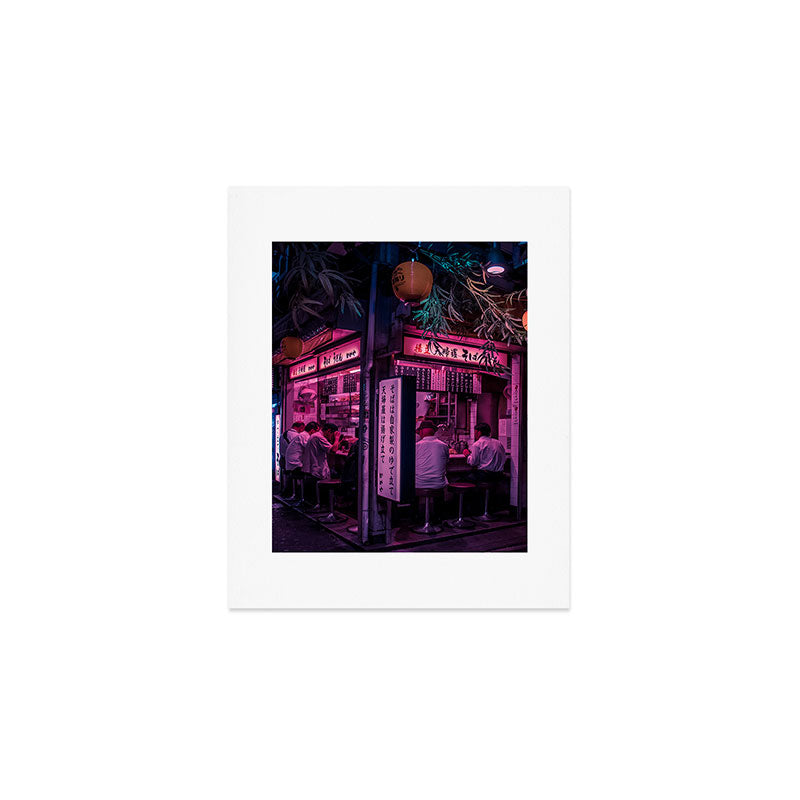 Ramen Corner in Tokyo Art Print Gallery Image 1