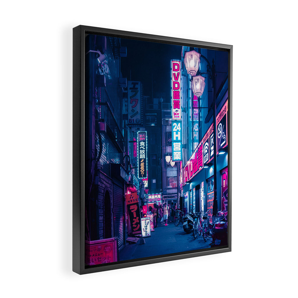 Tokyo 24h Framed Canvas Print Gallery Image 2