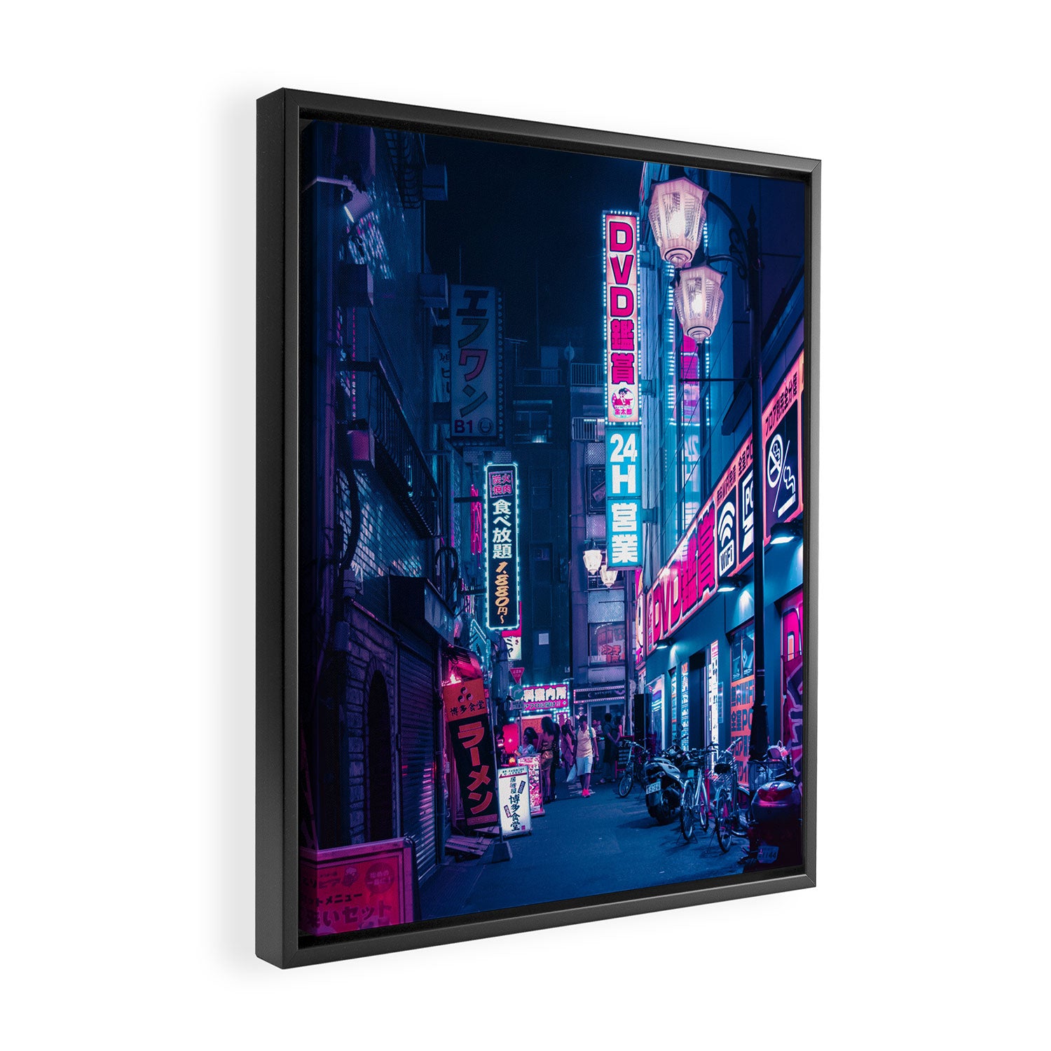 Tokyo 24h Framed Canvas Print Gallery Image 2