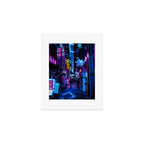 Tokyo's Moody Blue Vibes Art Print Gallery Image 1