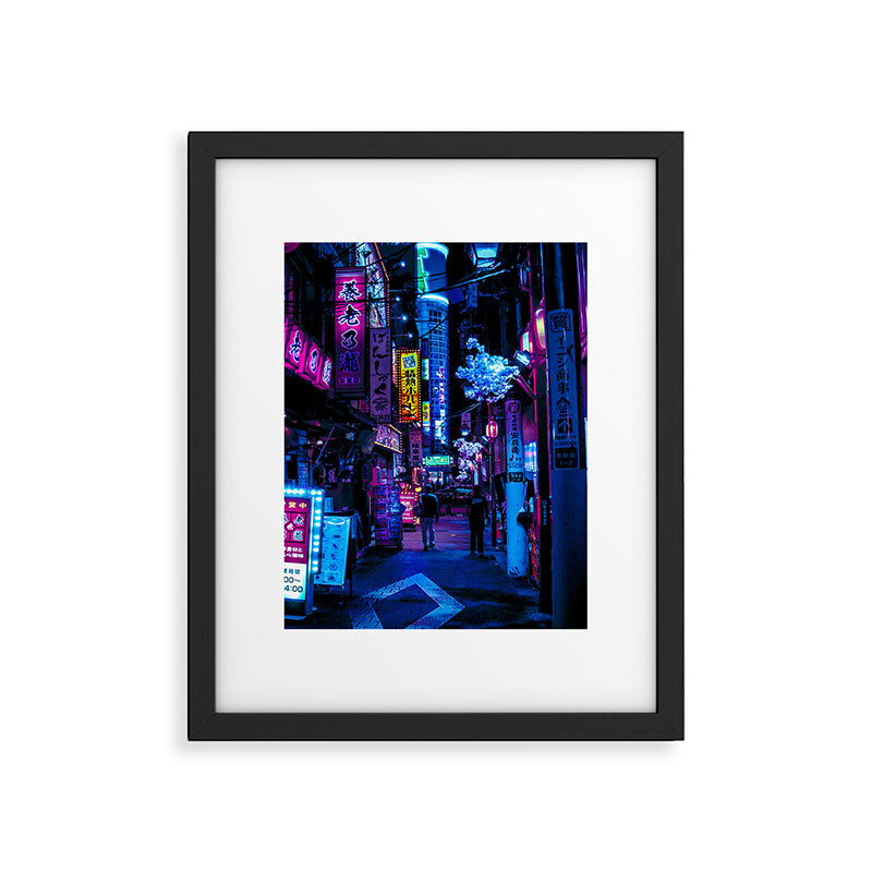 Tokyo's Moody Blue Vibes Framed Art Print Gallery Image 5