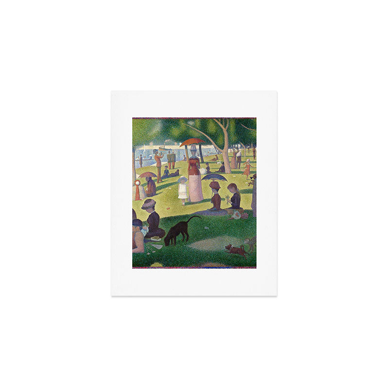 A Sunday on La Grande Jatte by Georges Seurat Art Print Gallery Image 1