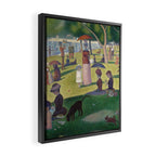 A Sunday on La Grande Jatte by Georges Seurat Framed Canvas Print Gallery Image 2