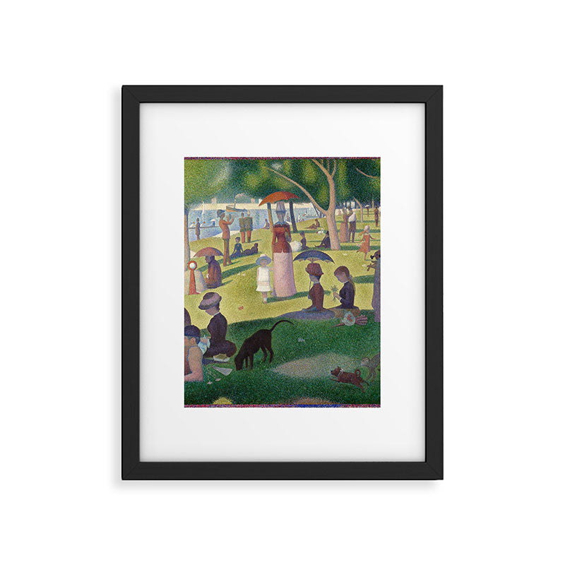 A Sunday on La Grande Jatte by Georges Seurat Framed Art Print Gallery Image 5