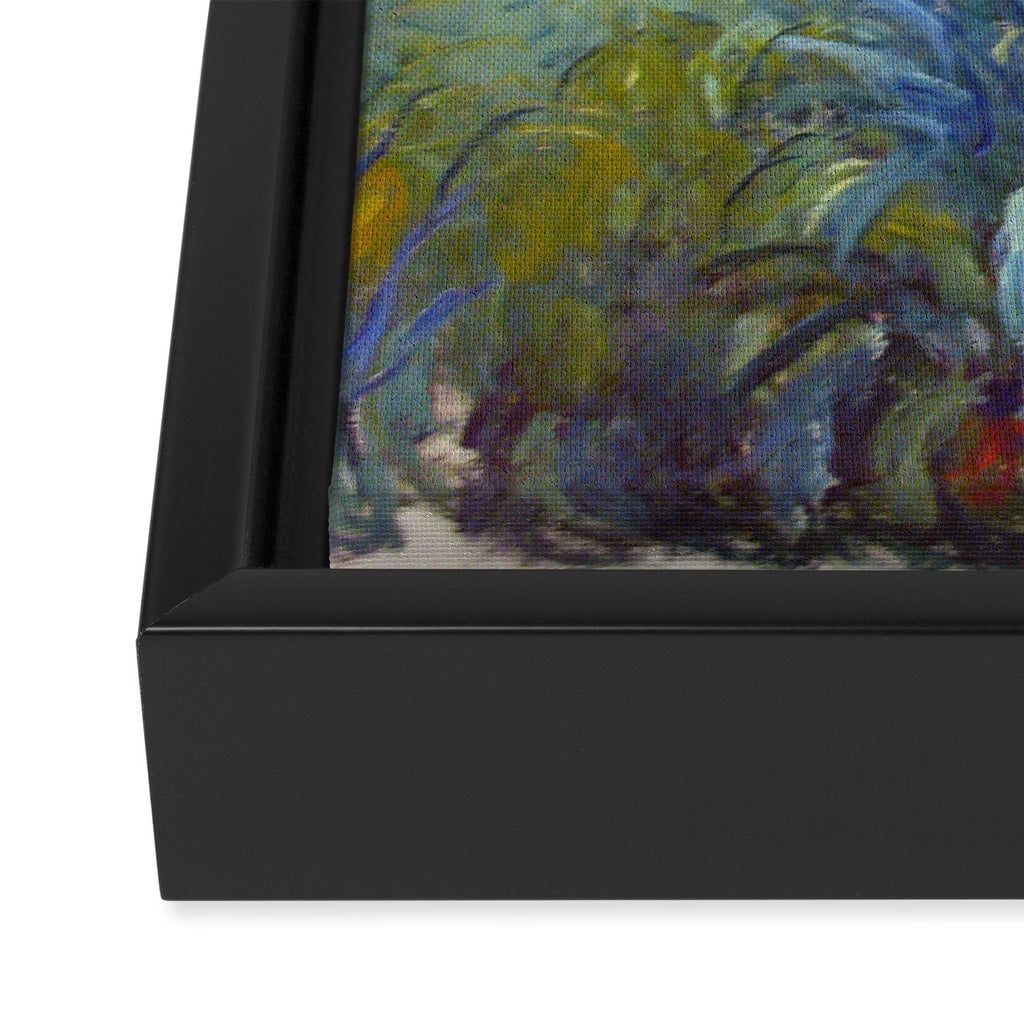 Agapanthus by Claude Monet Framed Canvas Print Gallery Image 3