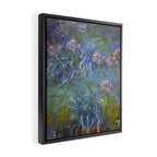 Agapanthus by Claude Monet Framed Canvas Print Gallery Image 2