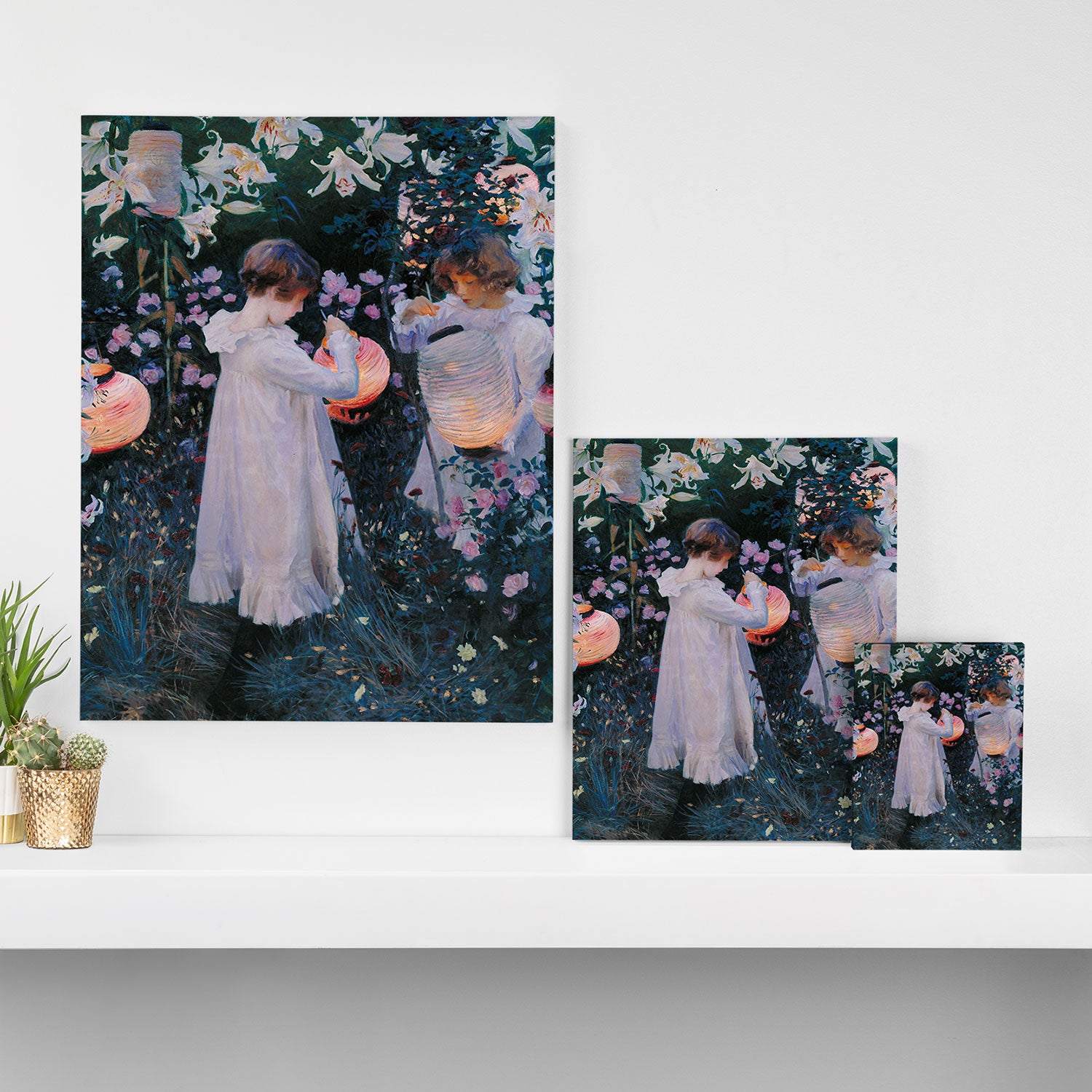 Carnation, Lily, Lily, Rose Canvas Print Gallery Image 3