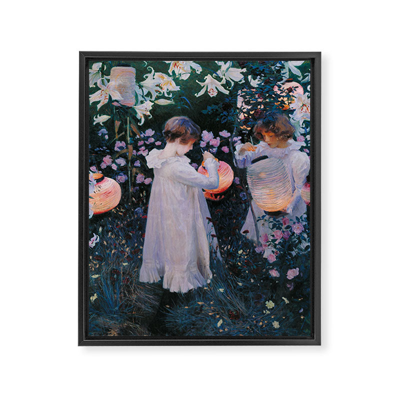 Carnation, Lily, Lily, Rose Framed Canvas Print Gallery Image 3