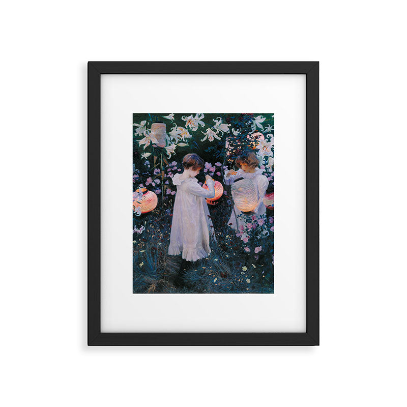 Carnation, Lily, Lily, Rose Framed Art Print Gallery Image 5