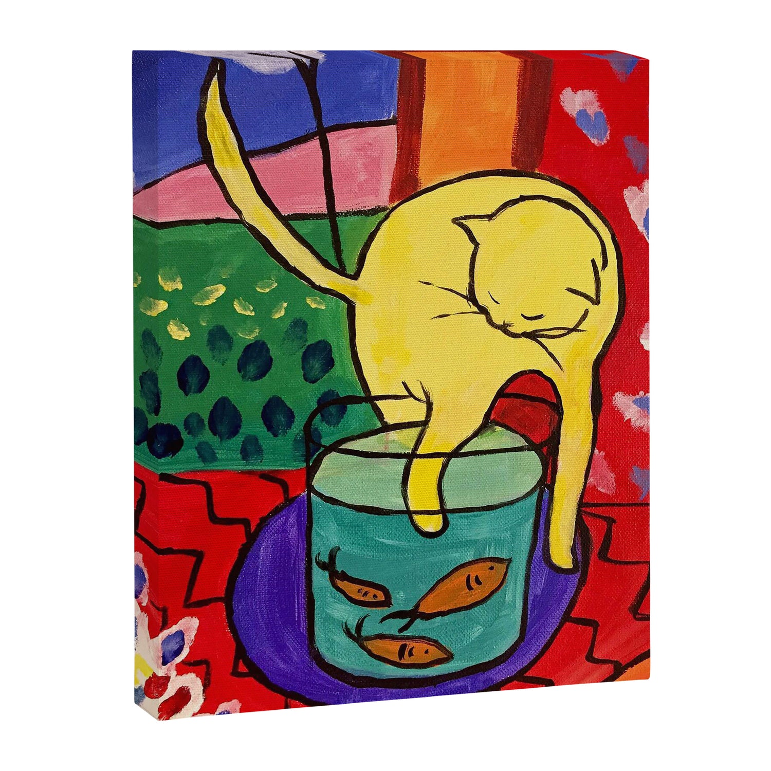 Cat with Red Fish- Henri Matisse Canvas Print Gallery Image 3