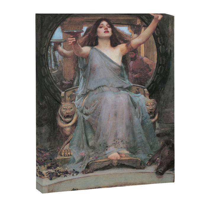 Circe Offering the Cup to Ulysses, John William Waterhouse Canvas Print Gallery Image 1