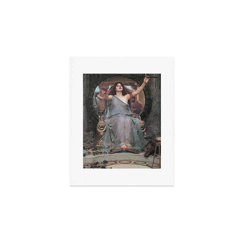 Circe Offering the Cup to Ulysses, John William Waterhouse Art Print Gallery Image 1