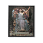 Circe Offering the Cup to Ulysses, John William Waterhouse Framed Canvas Print Gallery Image 6
