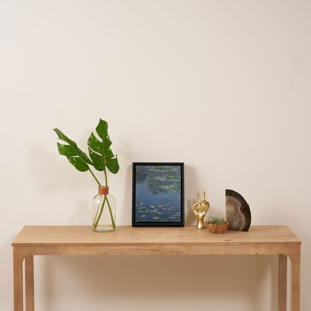 Claude Monet- Water Lilies  Framed Canvas Print Gallery Image 4