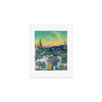 Couple Walking among Olive Trees, Vincent Van Gogh Art Print Gallery Image 1