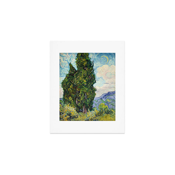 Cypresses by Vincent Van Gogh Art Print Gallery Image 1