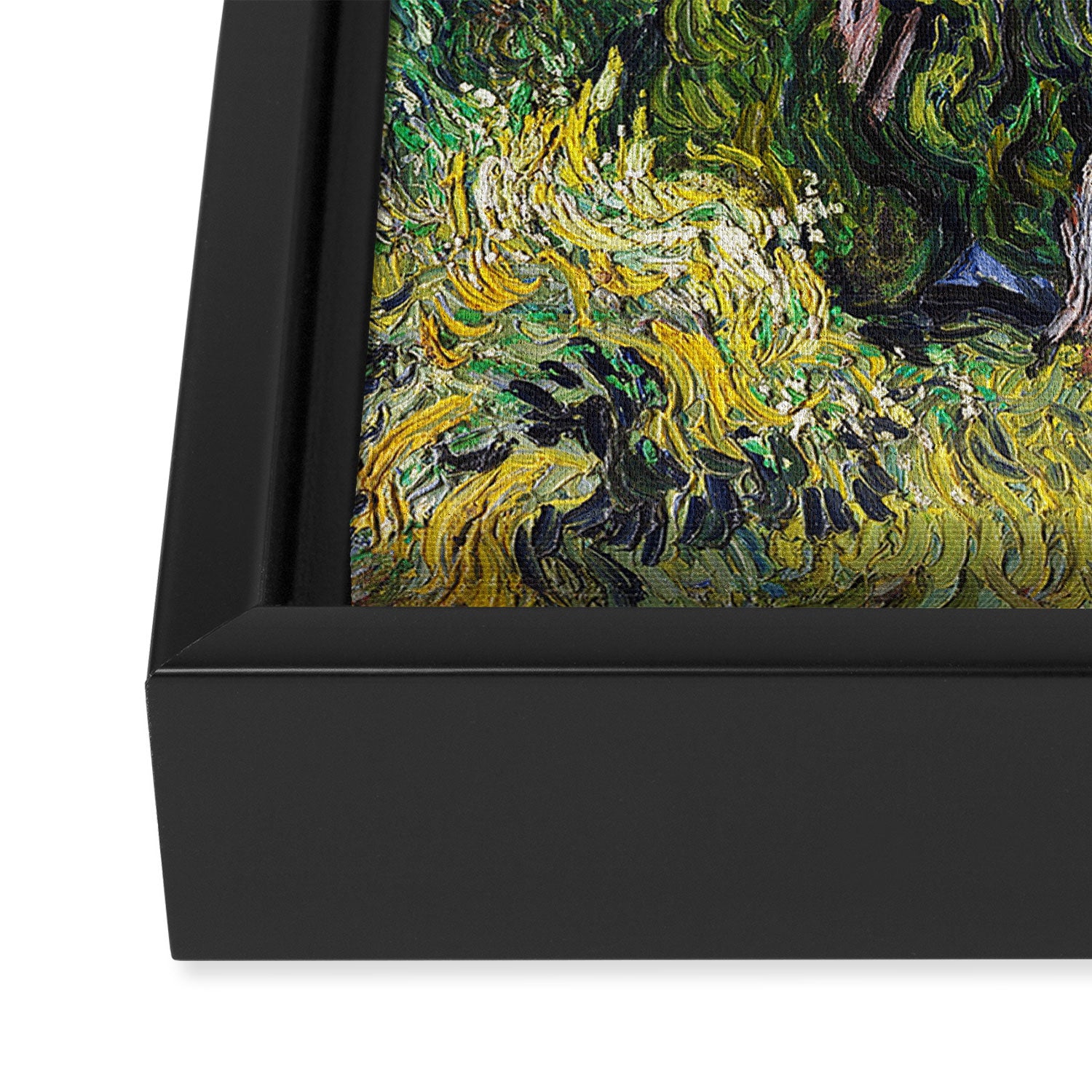 Cypresses by Vincent Van Gogh Framed Canvas Print Gallery Image 3