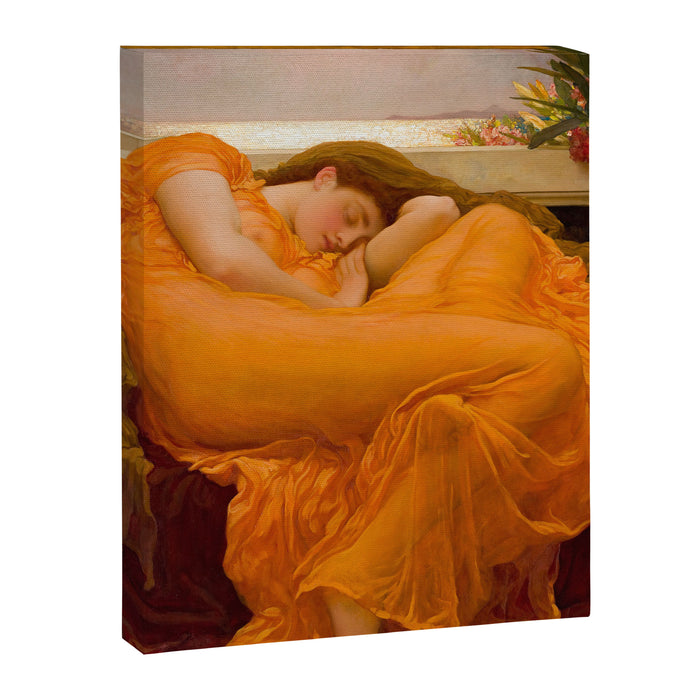 Flaming June, âFrederic Leighton Canvas Print Gallery Image 1