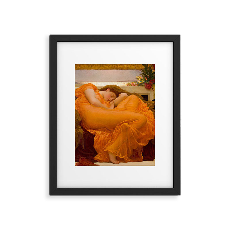 Flaming June, âFrederic Leighton Framed Art Print Gallery Image 6