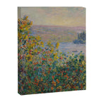 Flower Beds at Vetheuil by Claude Monet Canvas Print Gallery Image 6