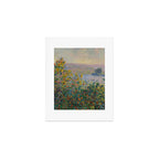 Flower Beds at Vetheuil by Claude Monet Art Print Gallery Image 1