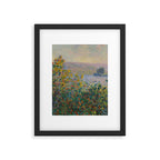 Flower Beds at Vetheuil by Claude Monet Framed Art Print Gallery Image 5