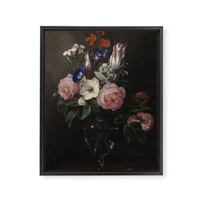 Flower Vase, Jan Brueghel the Elder Framed Canvas Print Gallery Image 1