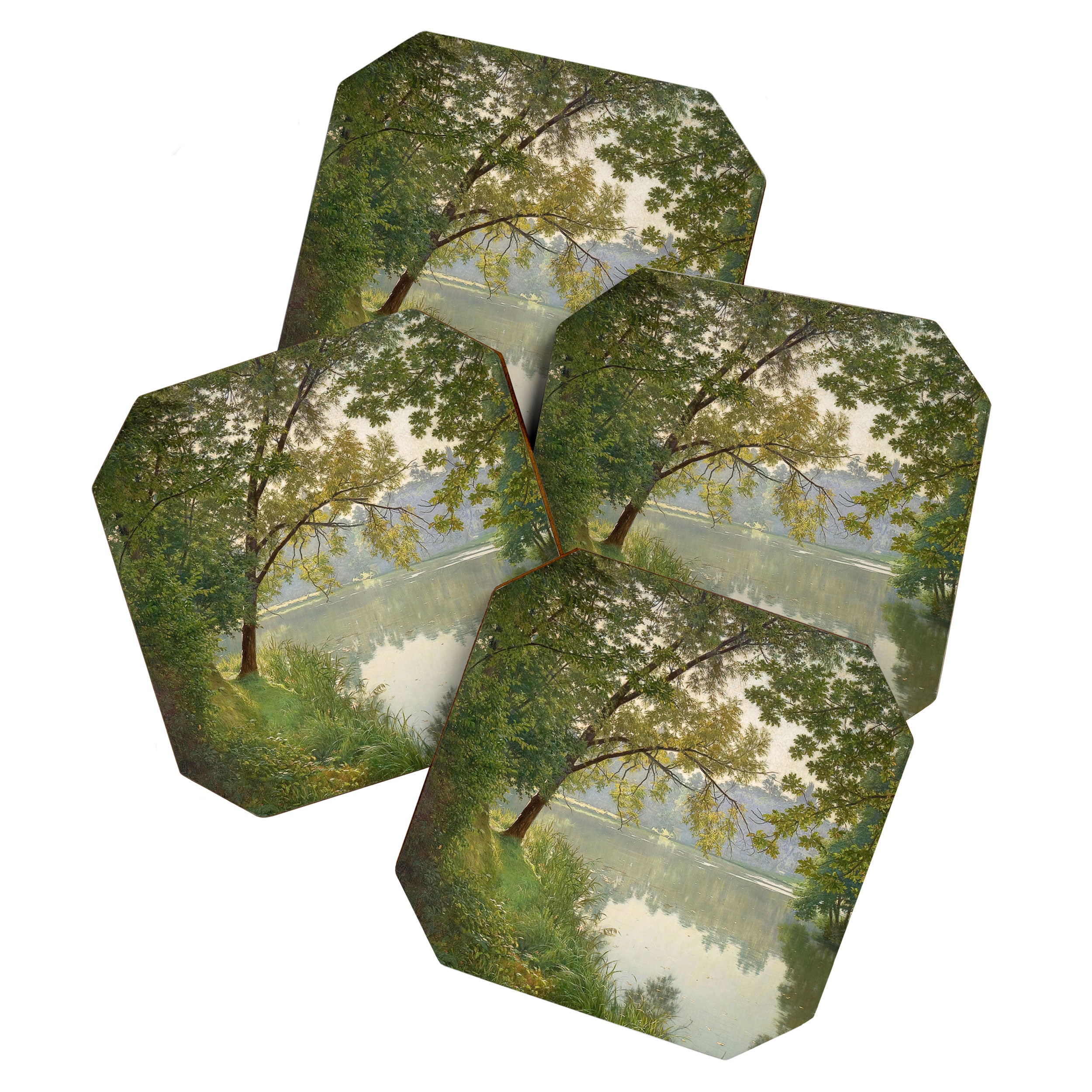 From Waters Edge - Landscape Painting Coaster Gallery Image 1