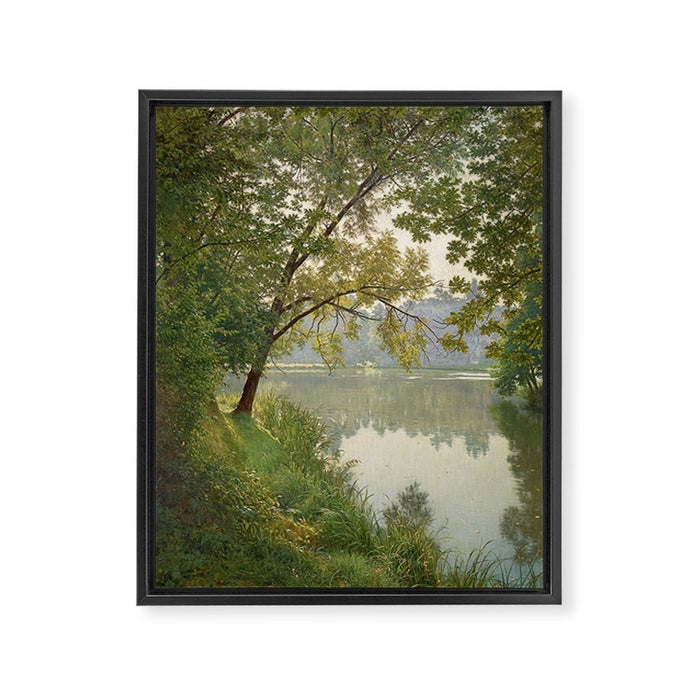 From Waters Edge - Landscape Painting Framed Canvas Print Gallery Image 1