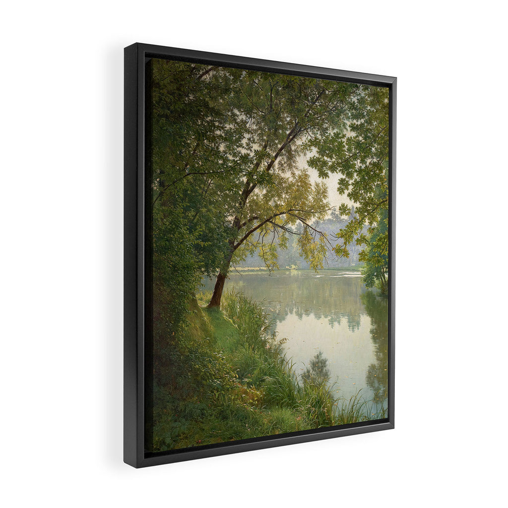From Waters Edge - Landscape Painting Framed Canvas Print Gallery Image 2