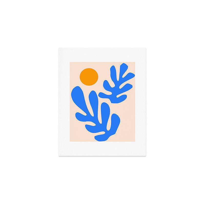 Henri Matisse - Leaves - Blue Art Print Gallery Image 1