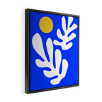 Henri Matisse - Leaves - Deep Blue Framed Canvas Print Gallery Image 2